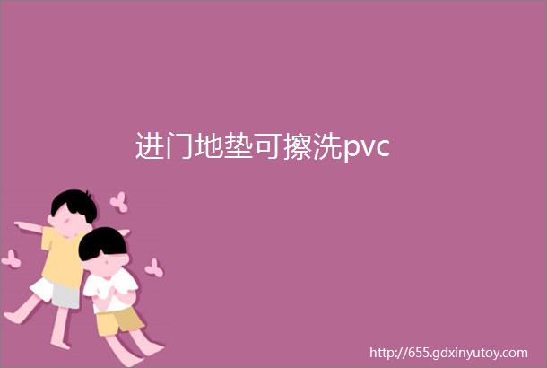 进门地垫可擦洗pvc